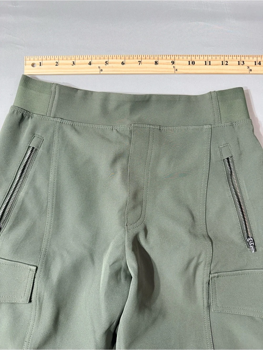 Athleta Endless High Rise Cargo pants sage green - Picture 4 of 7